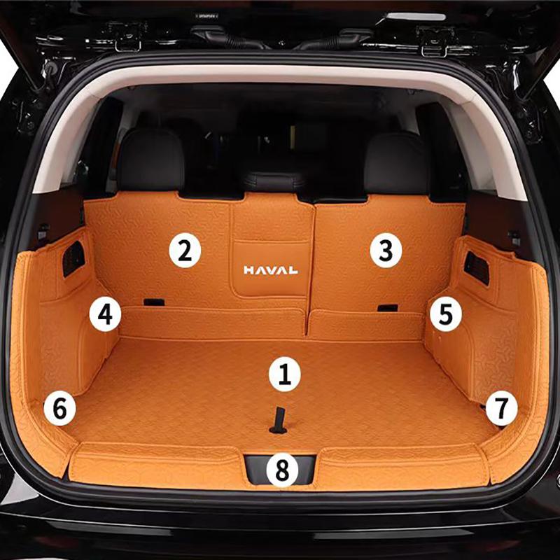 For Great Wall HAVAL H7 2024 2025 2026+ Accessories Specialized Floor Mats Car Mat Leather Waterproof Foot Mat Full Covers
