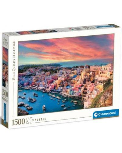 1500 Piece Puzzle. HQ Picturesque Procida Island
