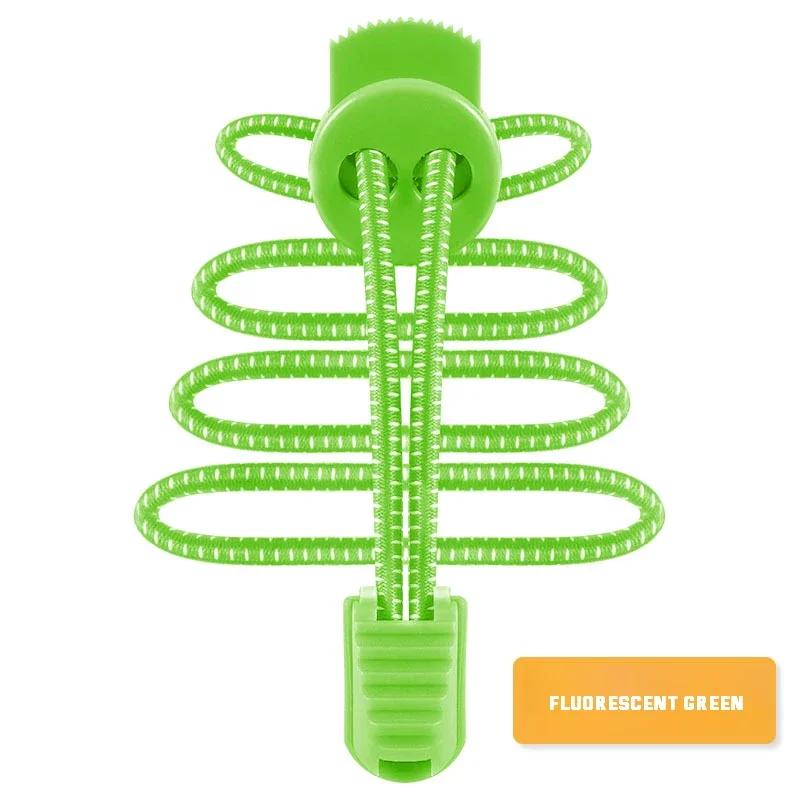 Round Tennis Laces Without Ties Lock Shoe Laces Adult Kids Sneakers Elastic Shoelaces Rubber Bands for Shoes Accesories 1Pair