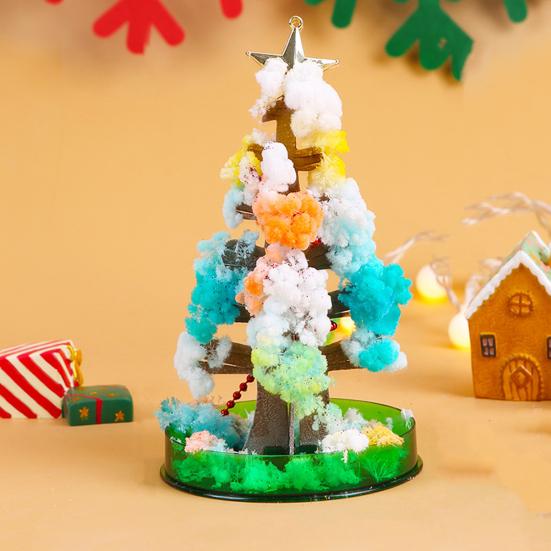 Papierbaum, Zierbaum, Mini-Wachstum, mehrfarbige Blätter, Neuheitsbaum, Weihnachtsbaum für Zuhause