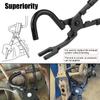 Exhaust Hanger Removal Tool Plier Rubber Pad Puller Anti Slip Handle Install Disassembly Exhaust Pipe Gasket Repair Tool Pulling