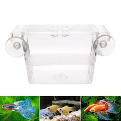 Aquarium Acrylic Fish Tank Breeding Isolation Box Aquarium  Isolation Breeder Hatchery  Holder Accessories Fish Supplies