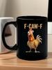 Rooster Coffee Mug Heat-Resistant Drinkware Funny Ceramic Coffee Mug for Birthday Christmas Easter Valentines Farm Kitchen