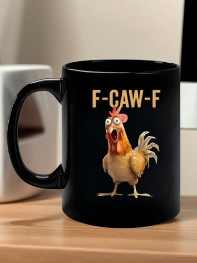 Rooster Coffee Mug Heat-Resistant Drinkware Funny Ceramic Coffee Mug for Birthday Christmas Easter Valentines Farm Kitchen
