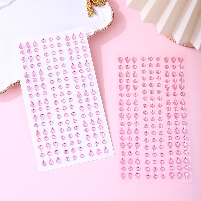 Diamond Crystal Tattoo Sticker Glitter Eyeliner Eyebrow Make Up Face Eyes Diamond Tattoos Rock Rhinestone 3D Eyeliner Stickers