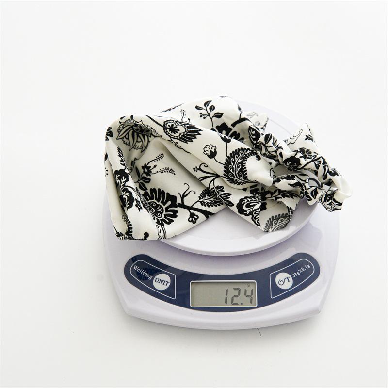 Nouveau bohême imprimé Triangle tête écharpe chaîne à la mode élastique bandes de cheveux Bandanas bandeaux pour femmes cheveux accessoires chapeaux cadeau