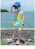 Children's Quick-Dry Summer Sleeveless Set: Boys' Home Wear & Girls' Mesh Tank Top