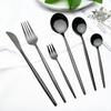 New 36Pcs Mint Gold Cutlery Set Western Silverware Stainless Steel Dinnerware Knife Fork Spoon Tableware Flatware Kitchen Wedding Accessories
