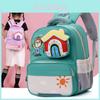 Cute Cartoon Nylon Kids Backpack For Kindergarten Boys And Girls Lightweight And Trendy