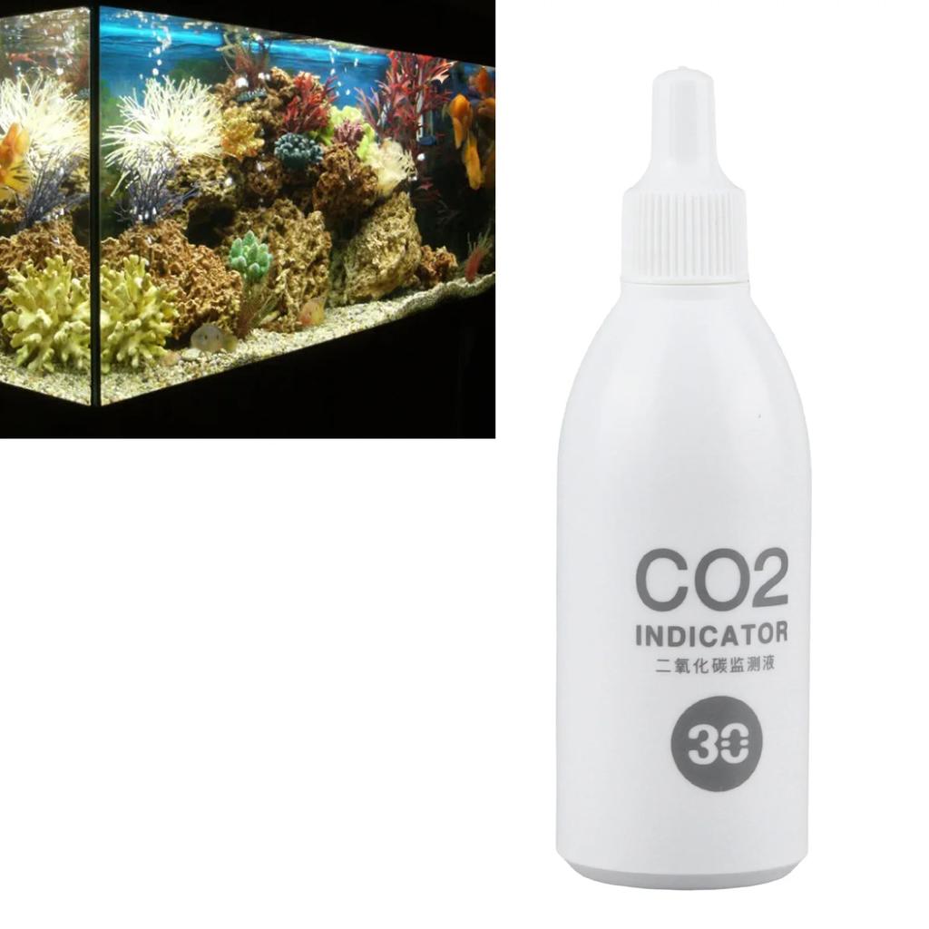 Fish Liquid Test for Aquarium Fish CO2 Indicator Solution Aquarium CO2 Indicator Solution Long Term Monitoring