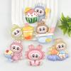 Cartoon Luminous Resin Accessories: Dessert Figures for Phone Cases, Hair Clips, Water Cups, Shoe Buckles, and Ornaments