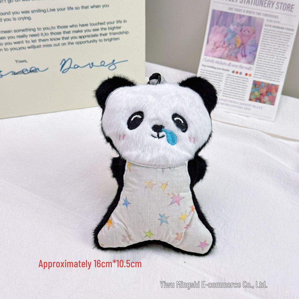 Lamb Cat Beanbag Doll Keychain: Plush Toy Pendant for Kids