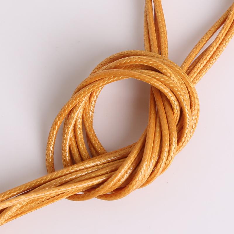 Korean Waxed Rope for DIY Jewelry - 1-2mm Colorful Necklace & Bracelet Cord
