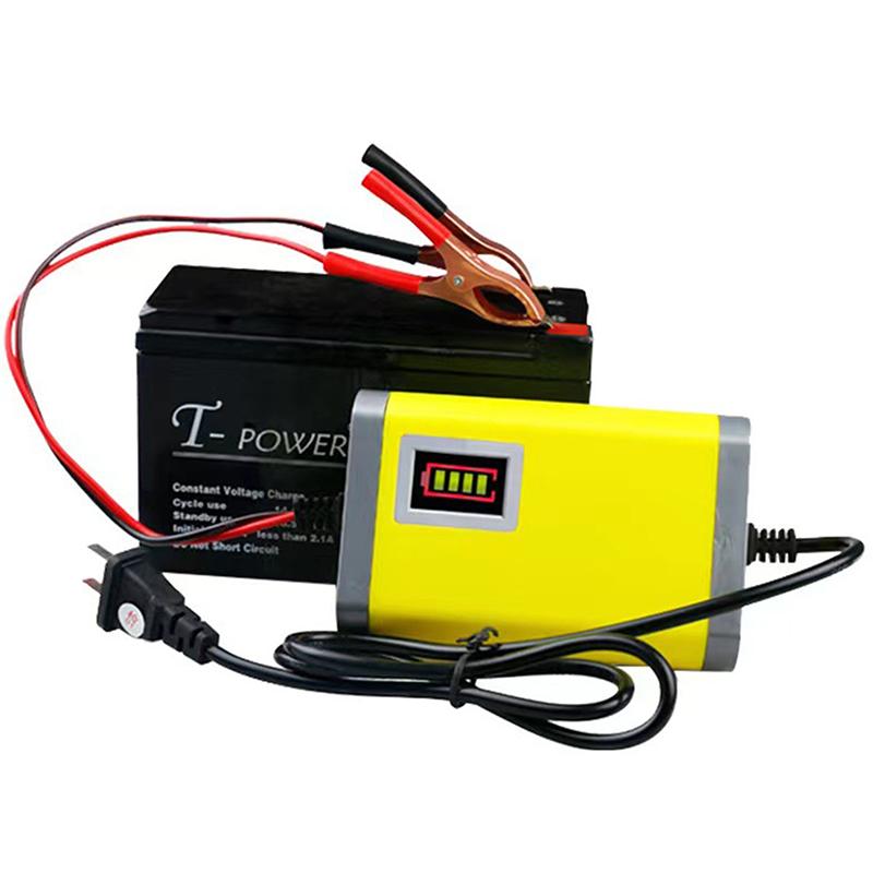 

12V2A интеллектуальное импульсное зарядное устройство не требующее обслуживания мотоциклетный электромобильный аккумулятор вольт зарядное устройство автомобильный полностью автоматический зарядный адаптер