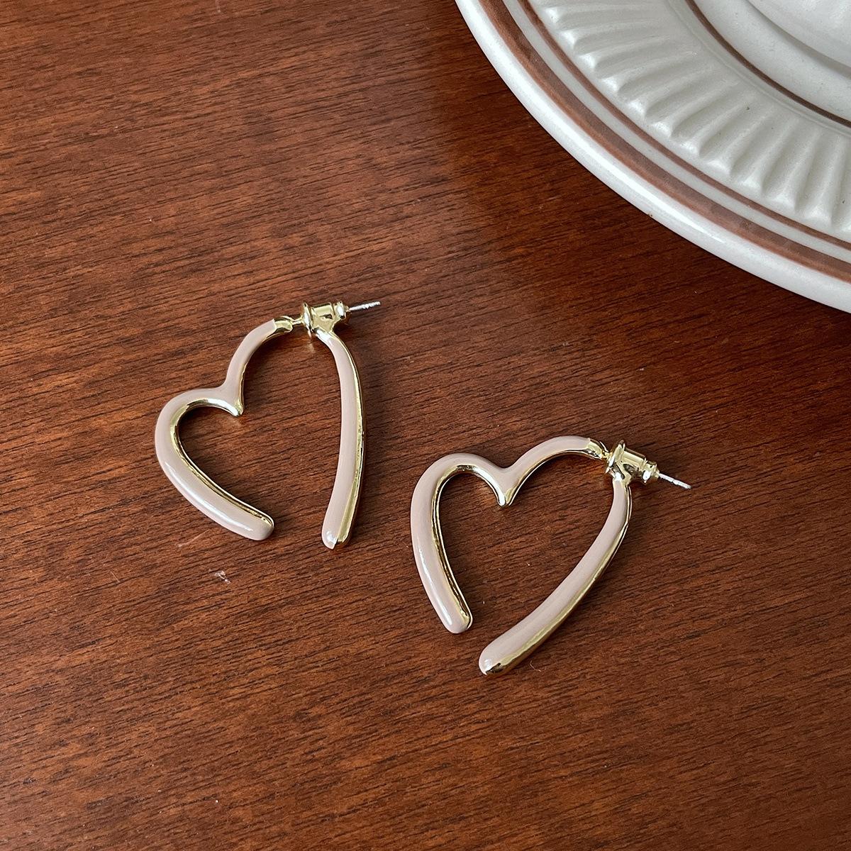 

Сережки кохання в китайському стилі, жіночі вишукані нішеві срібні голчасті сережки, легкі розкішні літературні високоякісні сережки з новорічною атмосферою 925 silver needle