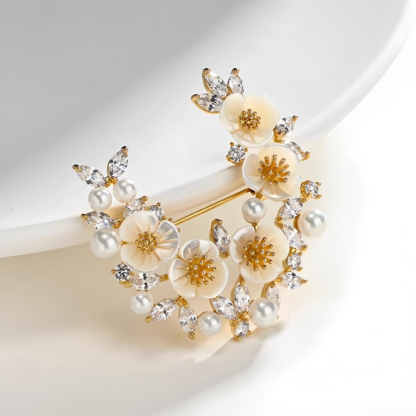 

The Plum Blossom Brooch Is A Retro and Elegant Women s Clothing Accessory with A Niche Design Sense