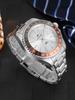 Classic men's watch with quartz movement stainless steel strap luminous calendar business commuting fashionable watch trend