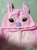 Blue Pink Stitch Cartoon Onesie Pajamas, Couple Animal Costume, Halloween Cosplay Jumpsuit, Adult Loungewear