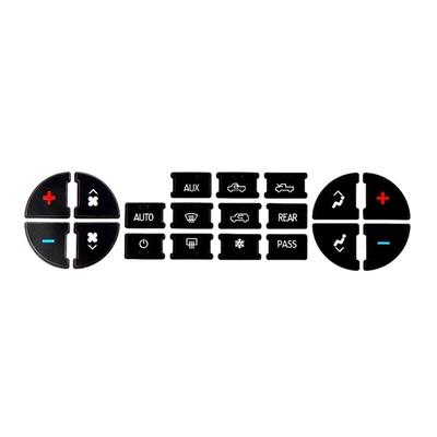 AC Dash Control Button Repair Kit Decal Stickers Replacement For Cheby GMC Buick