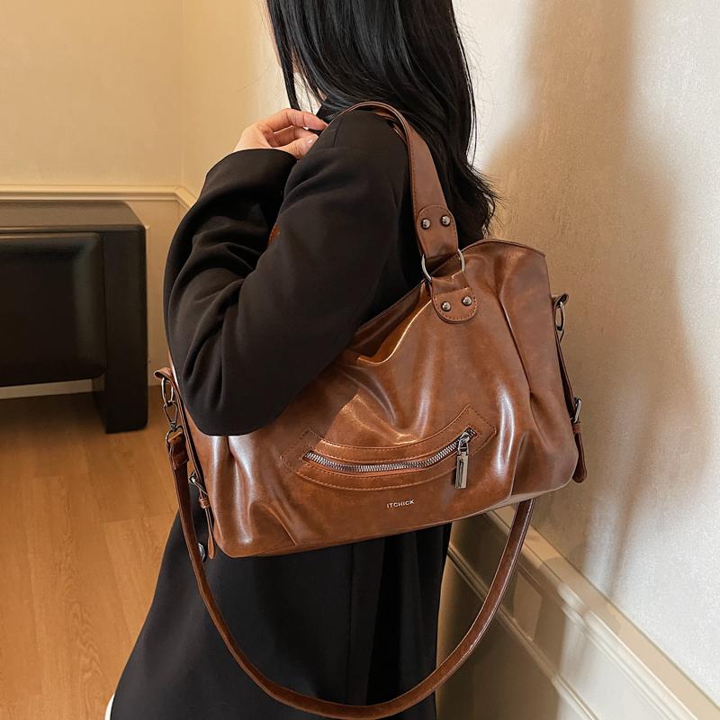 2025 Nová dámská módní taška přes rameno s velkou kapacitou, dámské ležérní crossbody tašky pro ženy, dojíždějící nákupní taška, vhodná pro každodenní použití