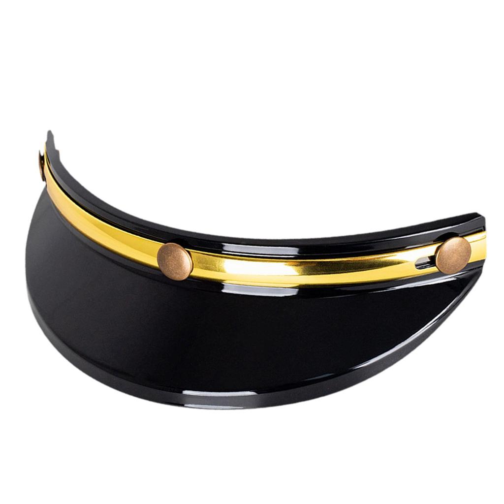 Motocyklový štít na helmu se 3 knoflíky, sluneční ochrana, moderní sluneční clona pro helmy se 3 knoflíky, díly a příslušenství