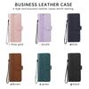 Leather Flip Phone Case for Samsung Galaxy Z Fold 7 6 5 4 3 5G Fold7 Fold6 Fold5 Wallet with Card Holder Protective Cover