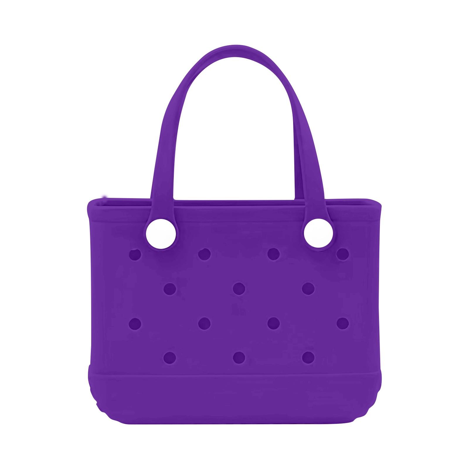 

Детская пляжная сумка для хранения, сумка-мешок, многоцветная, модный дизайн One Size фиолетовый