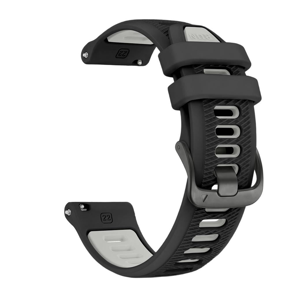 Two-tone Silicone Watch Strap For Garmin Forerunner 265 255 Music 570 47mm/Venu 4 3 2 45mm/Vivoactive 4 Watch SmartWatch bands