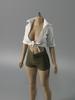 HAMRETHYPPZ 1/6 Scale Costumes for 1/6 Scale Figures, Female Band Shirts, Gal Tops, and Sexy Outfits (Body, Head, and Shoes Not Included)