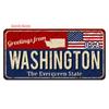 Vintage USA Metal Plates, Retro California 15x30cm Plaque, Florida Metal Tin Sign Poster, Bar, Garage, Gifts, Room Decor WY289