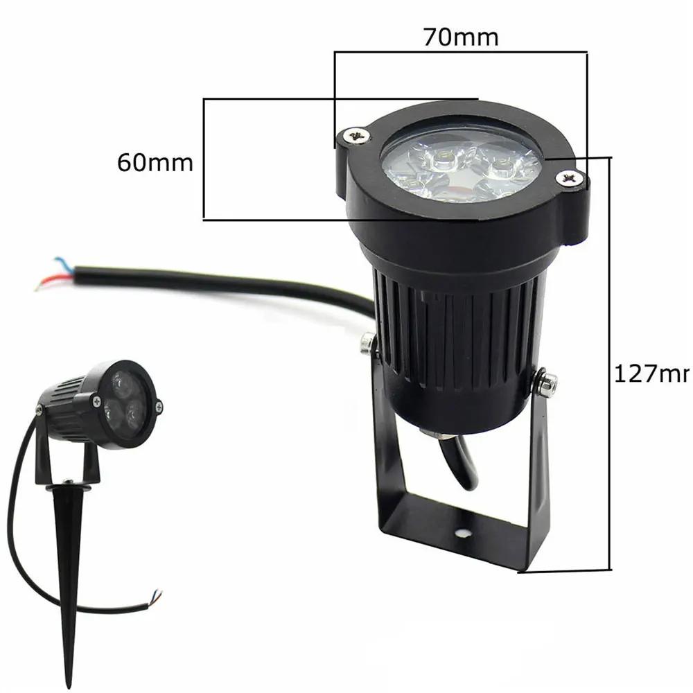 9W Waterproof LED Lawn Lights 12V Outdoor Light Landscape Lamp Yellow Spot Exterior Garden Ornaments Decoration Lighting Terrace