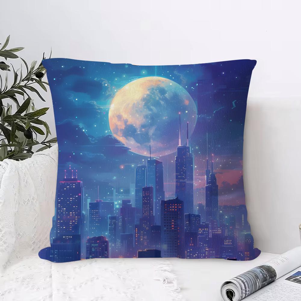 Cute Animal Champion Cushion Cover Anti-dustmite Pillowcase Invisible Zipper Silky Short Plush Sofa Cushion Cover
