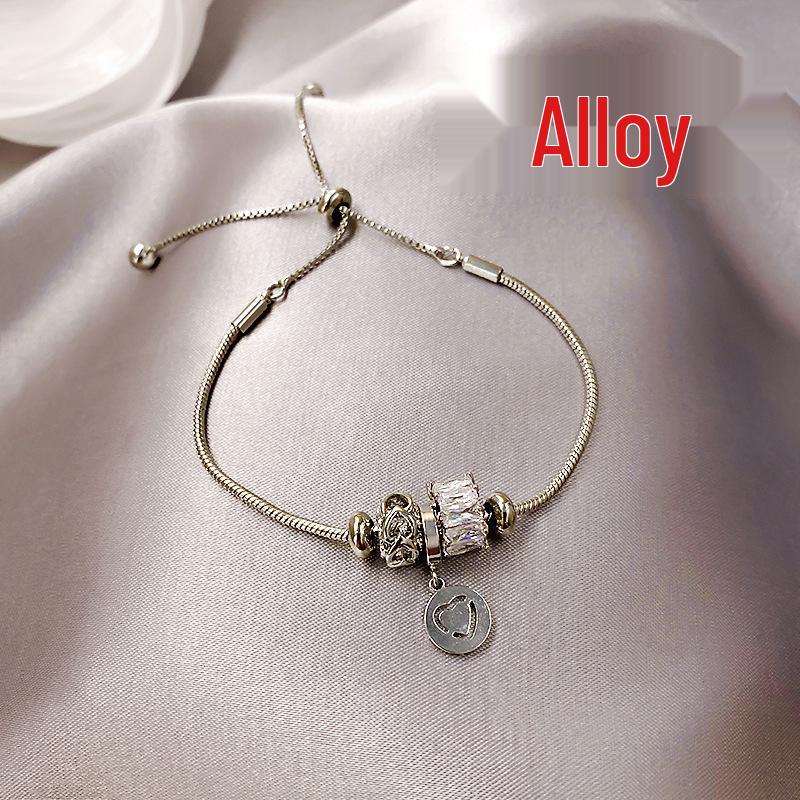Elegante Geometrische Zirkonia Armband voor Damesmode - Veelzijdig, Trendy Bangle Sieraden