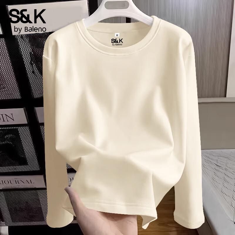

Женская хлопковая футболка с длинным рукавом Baleno S&K