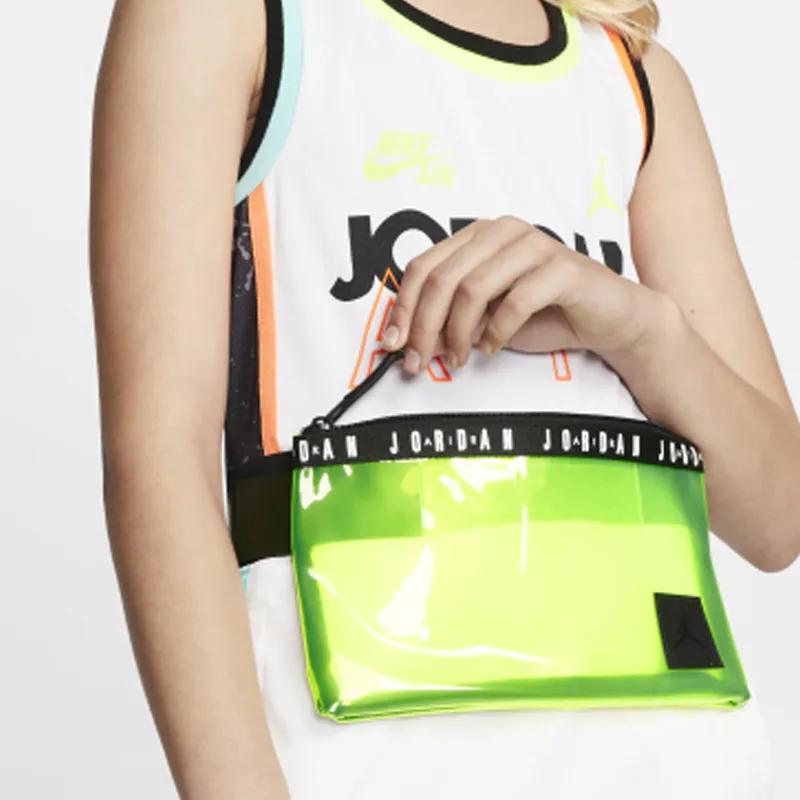 Jordan Polyurethane Crossbody Fanny Pack Regular Unisex Neon Yellow (Unisex) Fanny Packs DA5072 702