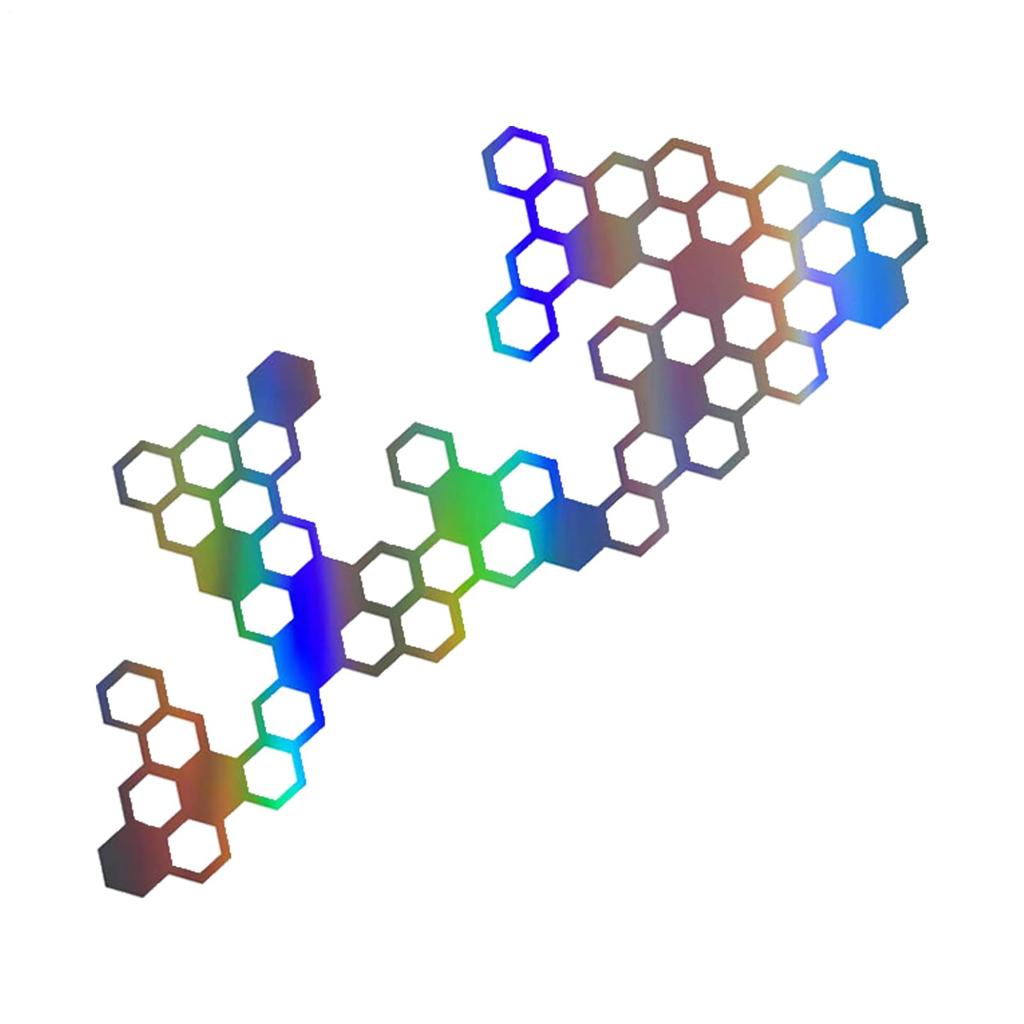Coole Motorradaufkleber, Motorradaufkleber, Aufkleber | Fahrradaufkleber Wabenform Aufkleber Dekor |