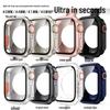 Ultra Button Integrated 360° Protective Case with Tempered Film for Apple Watch 11 Seconds