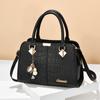 Luxury Handbag Women Female Shoulder Bags Crossbody Bag with Tassel Hanging Large Capacity Ste Pattern Print Tote Sac A Main