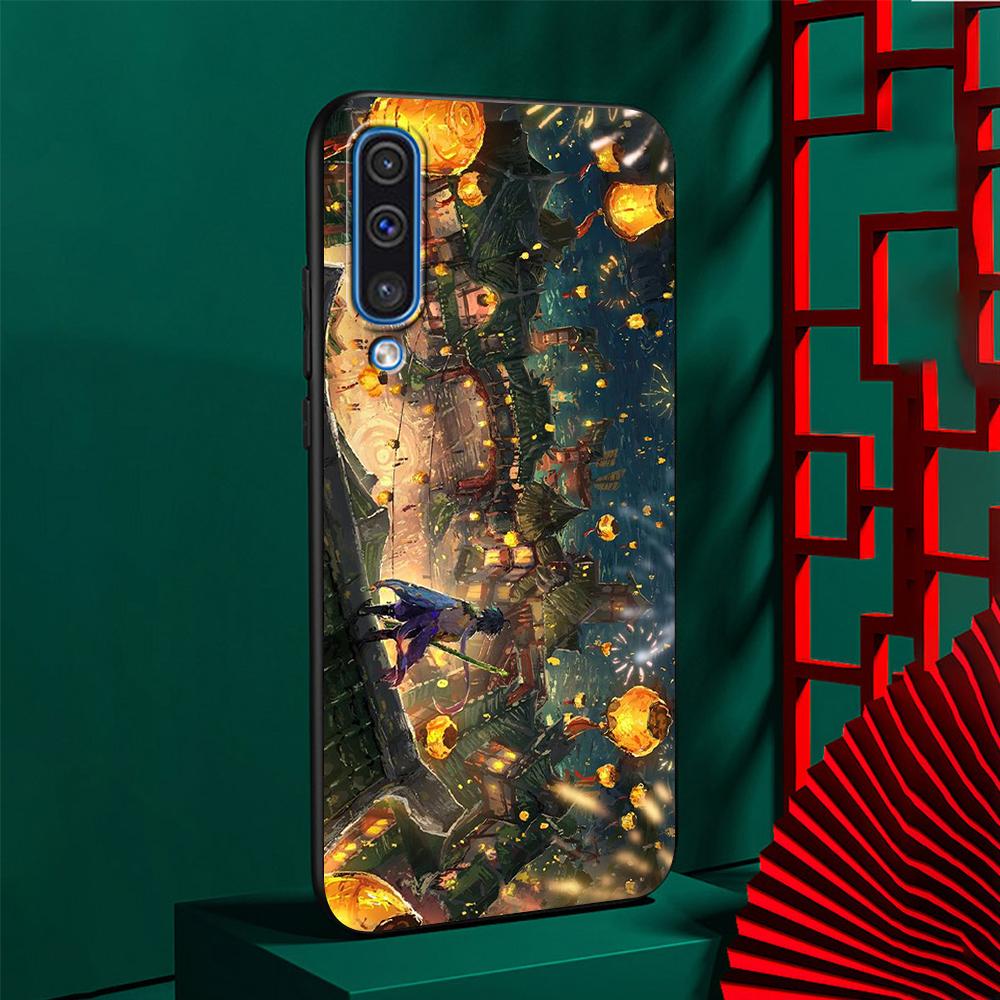 

Чехол Genshin Impact Game для Samsung Galaxy A50 A10 A70 A30 A20s A20e A40 A10s A10e A90 5G A30s A60 A20 Силиконовый чехол для телефона Samsung A01
