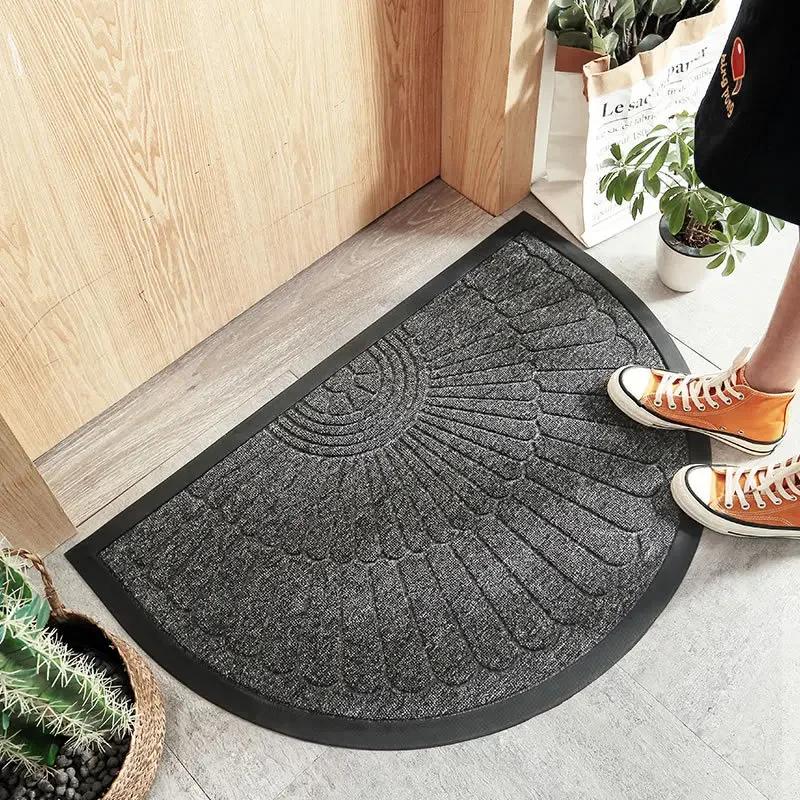 Nordic Crescent Doormat, Anti-Slip Entrance Rug for Indoor/Outdoor, Eco-Friendly Rubber Floor Mat, Anti-Slip & Mold-Resistant