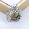 Light Luxury Fashion Zircon Ring for Women High Quality Jewelry Attending Wedding Events Party High Quality Jewelry