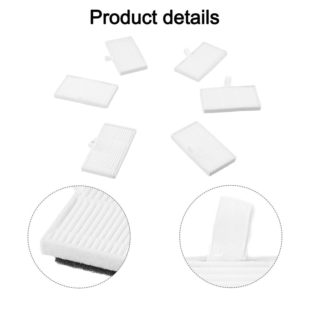 HEPA Filters Filter Kit Home Cleaning White Cleaning Filter For Home Use Accessory Air Quality Improvement Optimal Performance