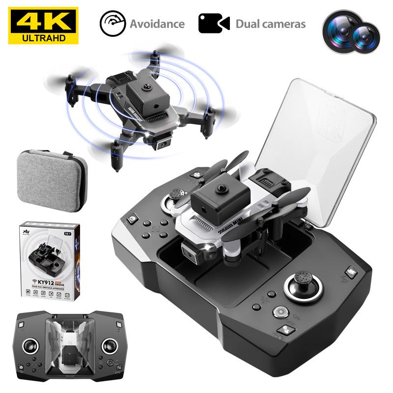 KY912 HD 4K Mini Drone with Four-Sided Obstacle Avoidance and Remote Control