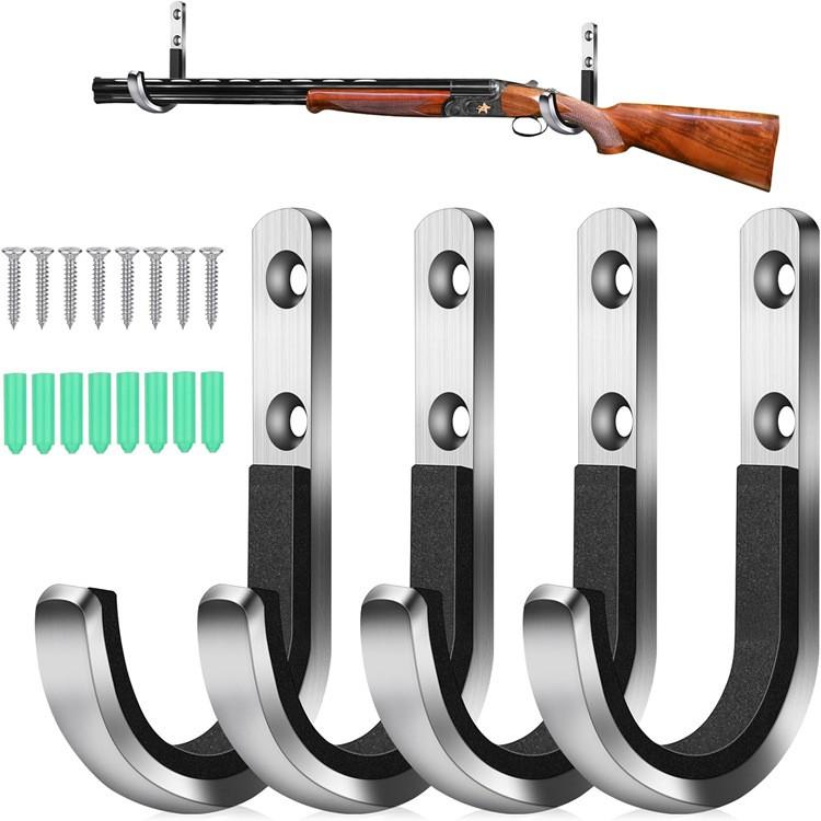 

Настенная стойка Металлический крюк для хранения J-крюк серебряный