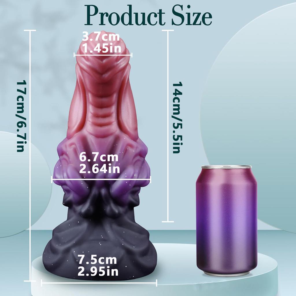 Alien Male Vibrator for Women Manual Silicone Anal Plug Adult Self-Stimulation Toy