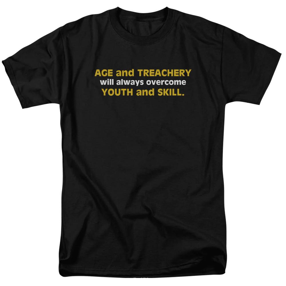 

Age And Treachery Mens T Shirt Black Officially Licensed 3XL