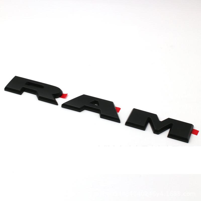 

Car Styling Door Side Fender Sticker Ram Letter Logo Emblem Cover for Dodge Ram 1500 2019 2020 2021 2022 Body Decals Accessories