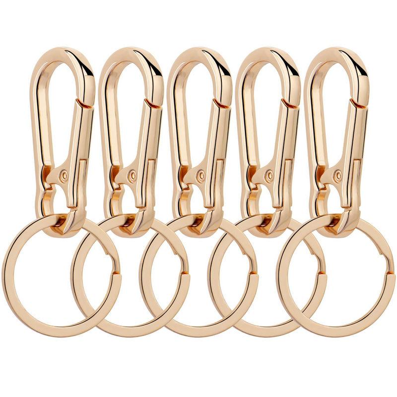 Metall Karabiner Clip Schlüsselanhänger Karabiner Form Schlüsselanhänger Schlüsselanhänger Ring Clip Halter Organizer für Zuhause Auto Schlüssel Schlüssel Finder Damen Herren