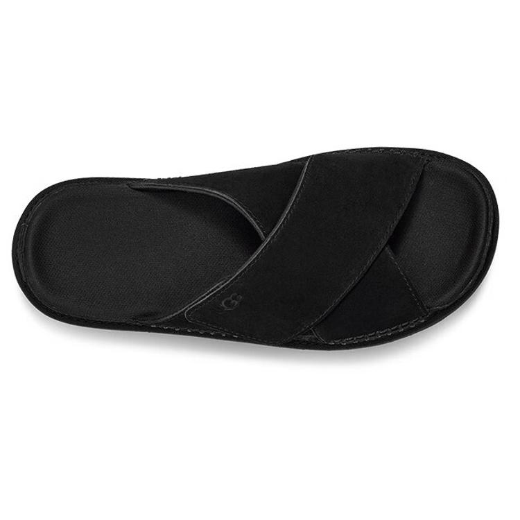 UGG Goldenstar Cross Slide Black Women's 1137910-BLK