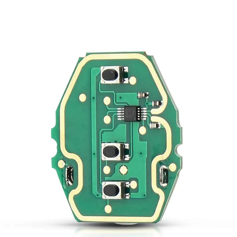 KEYYOU 10Pcs For BMW E36 E38 E39 E46 E53 E60 E61 E63 1/3/5/7 Series EWS System 433MHz 315MHz Fob Remote Circuit Board Car Key